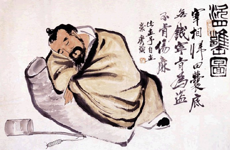 齊白石《盜甕圖》